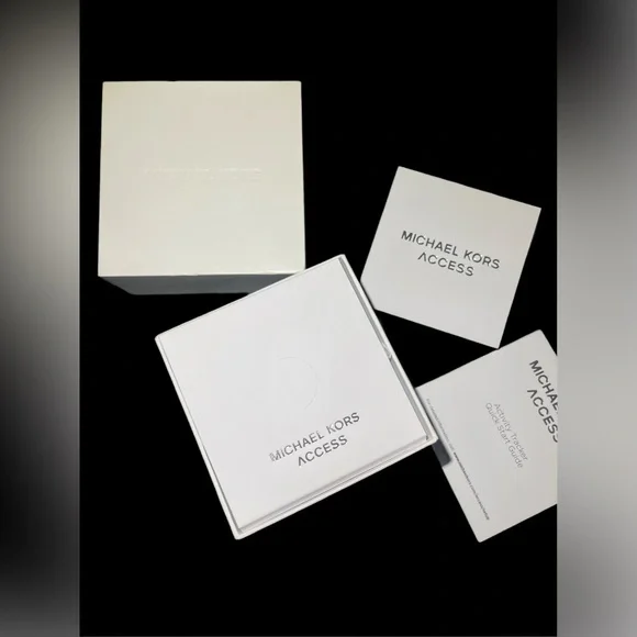 Michael Kors Access Black Braided Smartwatch Calorie Tracking - Picture 5 of 6